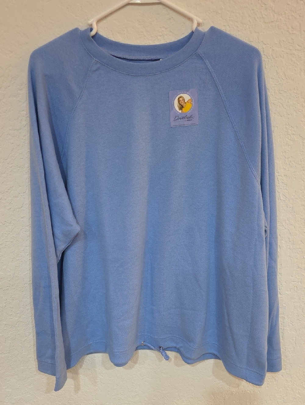 Denise Austin Light Blue Sweatshirt Size 2X